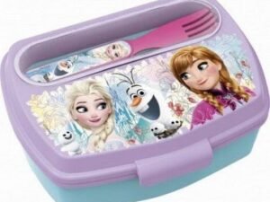 Frozen Portapranzo Con Posate Asilo Bambini Disney