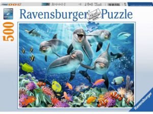 Puzzle 500 Pcs Ravensburger Dolphin Animali Marini