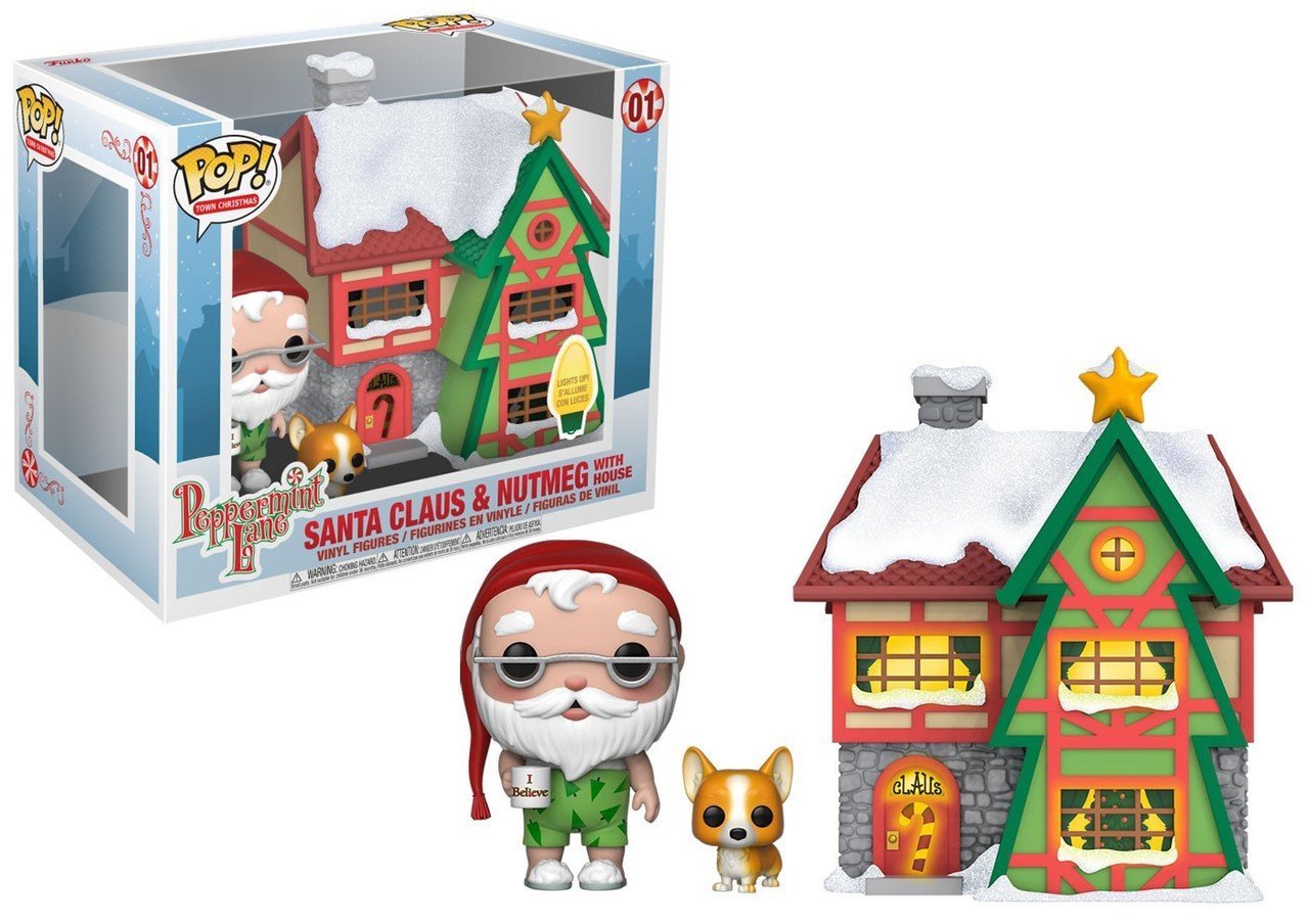 Casa Santas Funko Christmas Village Funko Pop Town Nutmeg 9 Cm Con Luci 01