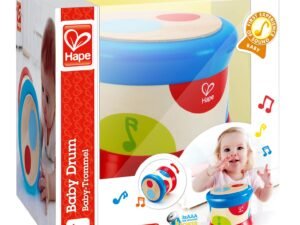 Baby Tamburo Rotante Infanzia Musicale In Legno Hape E0333