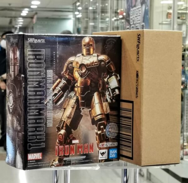 Iron Man S H Figuarts Action Figure Iron Man Mk 1 Birth Of Iron Man 17 Cm