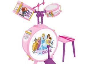 Principesse Batteria Musicale Con Sgabello E Bacchette Disney