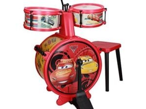 Cars Batteria Musicale Con Sgabello E Bacchette Disney
