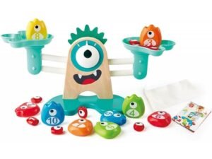 Bilancia Matematica Con Mostri Gioco Educativo Legno Steam Hape E0511