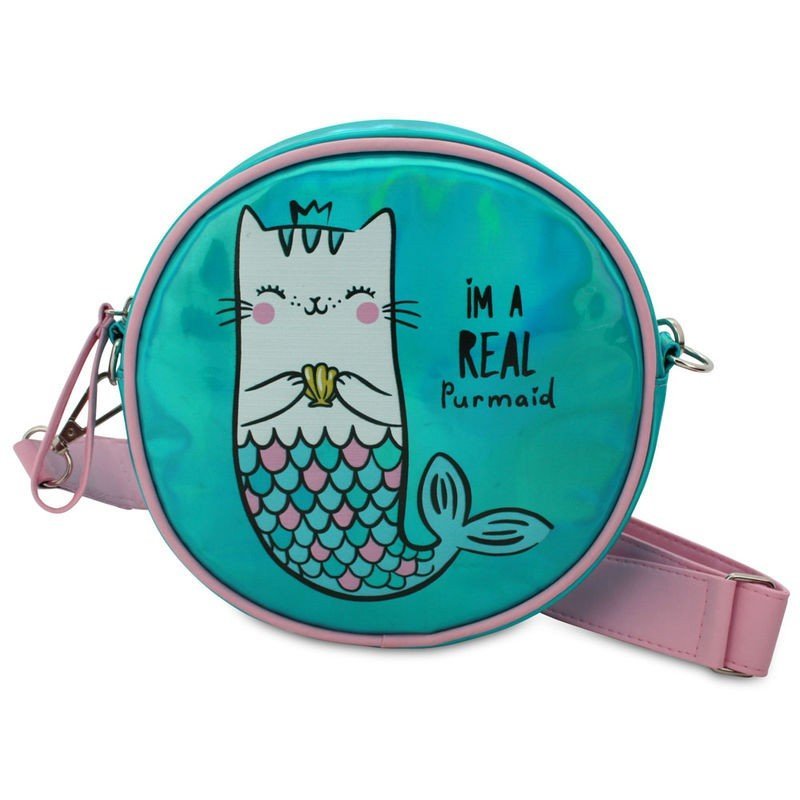 Borsetta Bambina Rotonda Con Tracolla Pusheen Sirena Purmaid