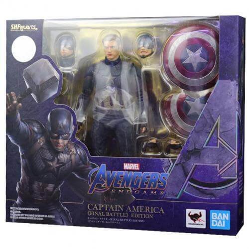 Captain America Final Battle Avengers Endgame S H Figuarts Action Figure 15 Cm