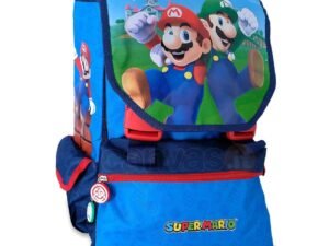 Super Mario Zaino Estensibile Scuola School Backpack