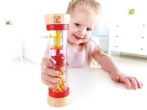 Cascata Di Perline Rosso Gioco Infanzia Cilindro Hape E0327