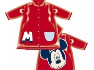 Mickey Mouse Impermeabile Bambini Con Maniche E Cappuccio Pvc
