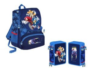 Schoolpack Sonic Backpack Pencil Case