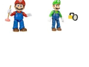 Luigi Mario Bundle Super Mario Bros The Movie Action Figure 13 Cm
