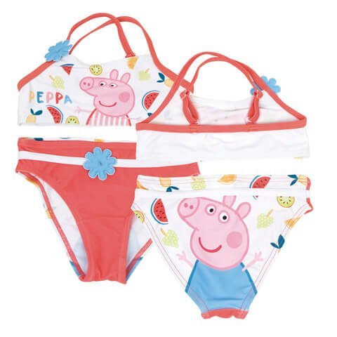 Peppa Pig Costume Bikini Da Bagno Bambina
