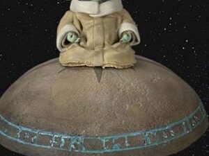 Atagro02 Star Wars The Mandalorian Classic Collection Statue 1 5 Grogu Summoning The Force 13 Cm