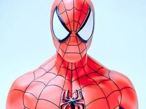 Bbsm001 Marvel Comics Coin Bank Spider Man 17 Cm