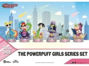 Bkdmds 008 The Powerpuff Girls Mini Diorama Stage Statues The Powerpuff Girls Series Set 12 Cm