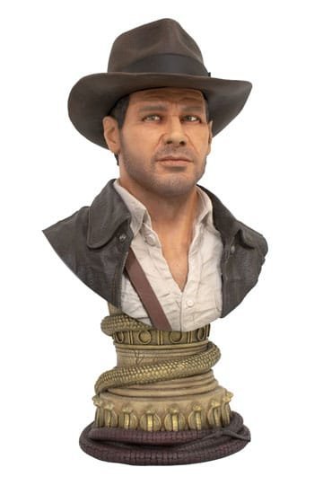 Diammay232436 Indiana Jones Raiders Of The Lost Ark Legends In 3D Bust 1 2 Indiana Jones 25 Cm