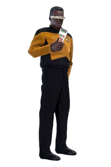 Exo9130712 Star Trek The Next Generation Action Figure 1 6 Lt Commander Geordi La Forge Standard Version 28 Cm