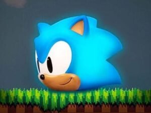 Fizz2057 Sonic The Hedgehog Mood Light Sonic Head 12 Cm