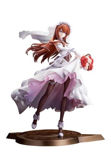 Gsc94914 Steins Gate Pvc Statue 1 7 Kurisu Makise Wedding Dress Ver 26 Cm