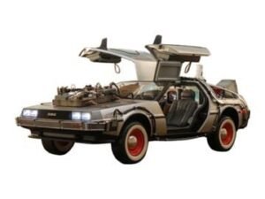 Hot913042 Back To The Future Iii Movie Masterpiece Vehicle 1 6 Delorean Time Machine 72 Cm