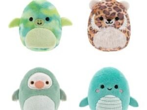 Jazsqm0469 Squishville Mini Squishmallows Plush Figure 4 Pack Prehistoric Squad 5 Cm