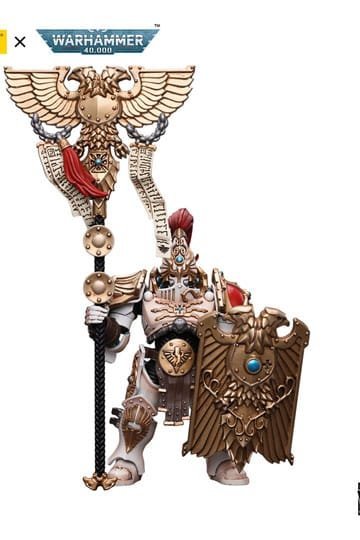 Jt9350 Warhammer 40K Action Figure 1 18 Adeptus Custodes Solar Watch Vexilus Praetor 12 Cm