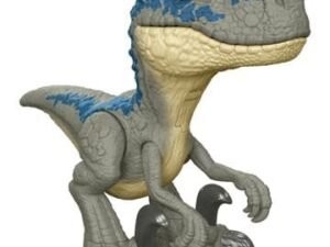 Matthvb44 Jurassic World Action Figure Mega Roar Velociraptor Blue