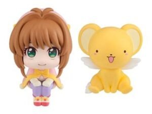 Meho838675 Cardcaptor Sakura Look Up Pvc Statue Sakura Kinomoto With Kero Chan 11 Cm