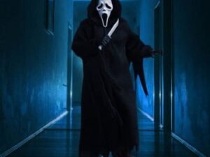 Mez74009 Scream Action Figure 1 12 Ghost Face 16 Cm