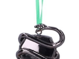 Nemn B6481X3 Harry Potter Hanging Tree Ornament Slytherin Crest Silver 6 Cm