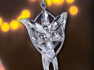 Nob02770 Lord Of The Rings Pendant Arwen S Evenstar Sterling Silver