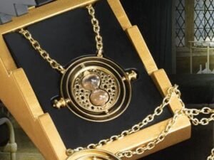 Nob7763 Harry Potter Time Turner Sterling Silver Gold Plated