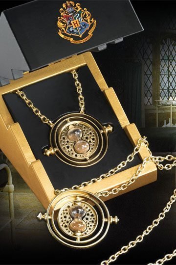 Nob7763 Harry Potter Time Turner Sterling Silver Gold Plated