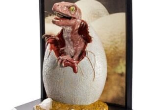 Nob9753 Jurassic Park Toyllectible Treasure Statue Raptor Egg Life Finds A Way 12 Cm