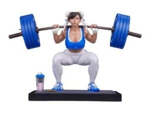 Pcs913063 Street Fighter Premier Series Statue 1 4 Chun Li Powerlifting 37 Cm