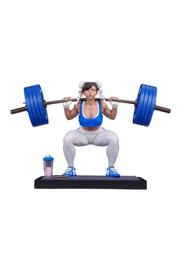 Pcs913063 Street Fighter Premier Series Statue 1 4 Chun Li Powerlifting 37 Cm