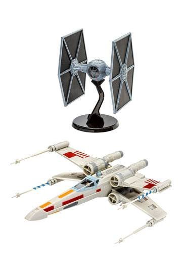 Rev06054 Star Wars Model Kit Gift Set 1 57 X Wing Fighter 1 65 Tie Fighter