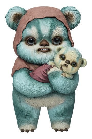 Ss700242 Star Wars Designer Statue Ewok By Mab Graves 18 Cm