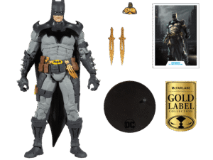 Batman Designed By Todd Mcfarlane Dc Multiverse Action Figure Gold Label Collection 18 Cm
