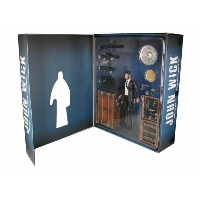 John Wick Deluxe Action Figure Box Set 18 Cm