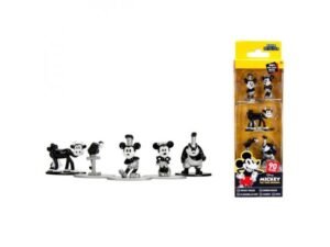 Mickey Mouse Pack 5 Mini Figures Metal Die Cast 4 Cm