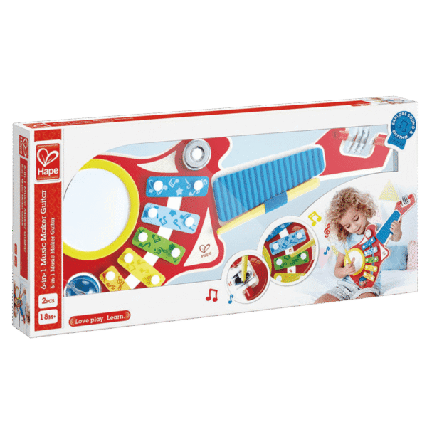 6 In 1 Music Maker Strumento Musicale Bambini In Legno