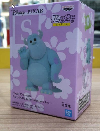 Disney Pixar Fluffy Puffy Petit Mini Figure Sulley Monsters Inc 5 Cm