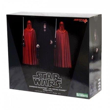 Imperatore Palpatine E Guardie Reali Kotobukiya Star Wars Pvc Statuetta 3 Pack 1 10 18 Cm