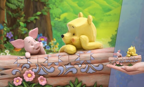 Statuetta Resina Pooh Piglet By Jim Shore 10 Cm Disney