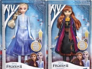 Frozen 2 Bambole Con Vestito Luminoso Fashion Doll 30Cm Light Up