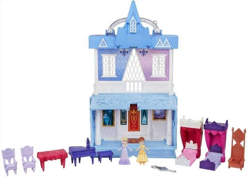 Frozen 2 Mini Castello Playset Con Maniglia Trasportabile Scene Pop Avdentures