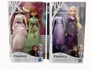 Frozen 2 Bambole Con Vestiti E Scarpe Intercambiabili Fashion Doll Hasbro E5500