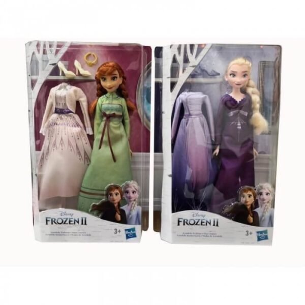 Frozen 2 Bambole Con Vestiti E Scarpe Intercambiabili Fashion Doll Hasbro E5500