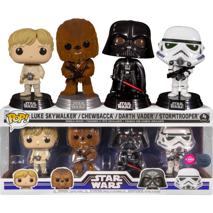 Star Wars Pop Movies Vinyl Figure 4 Pack New Classics Fl 9 Cm